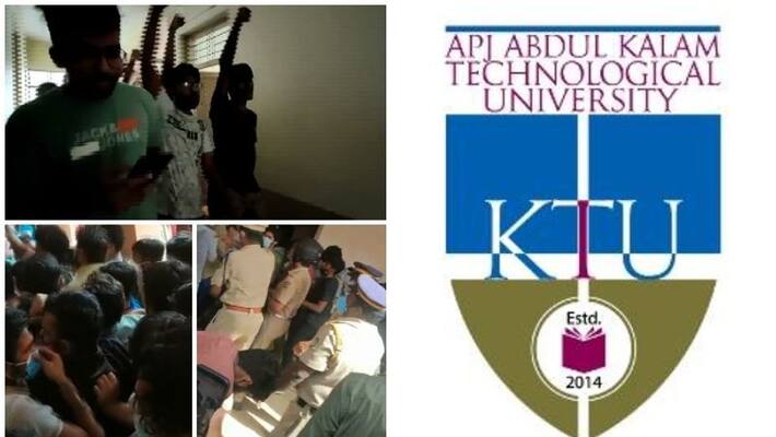 protests across campuses against kerala technical university on conducting exams protests across campuses against kerala technical university on conducting exams