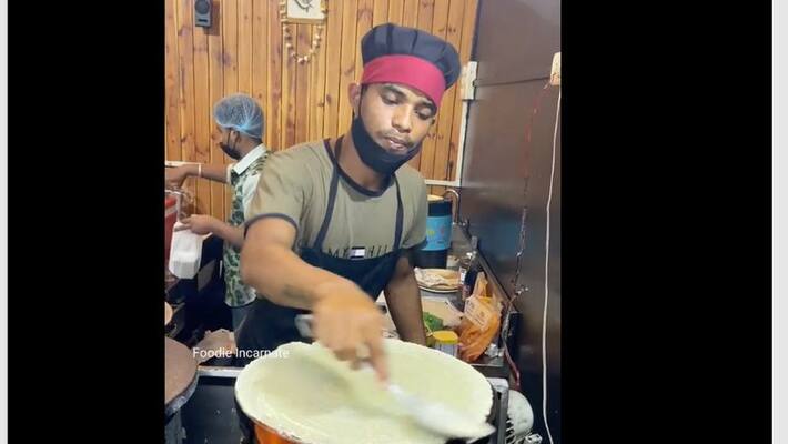 Indore street fire dosa viral video Instagram gcw Indore street fire dosa viral video Instagram gcw