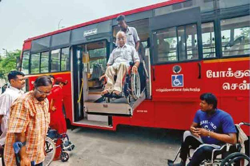 chennai high court says do not purchase new buses Without access  of disable people