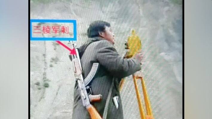 Chinese engineers and workers keeping AK-47 while working in Pakistan, Know the reason DHA Chinese engineers and workers keeping AK-47 while working in Pakistan, Know the reason DHA