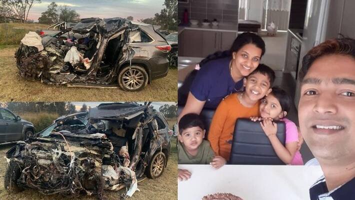 Malayali family met with accident at Australia mother and daughter killed three in hospital Malayali family met with accident at Australia mother and daughter killed three in hospital