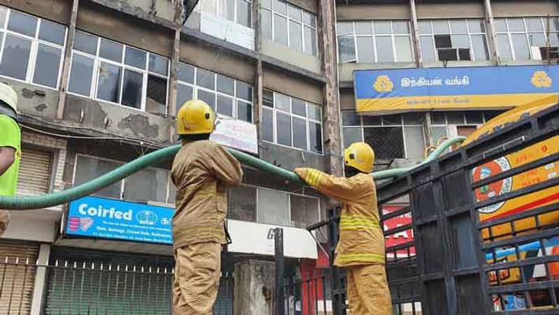 Chennai Anna Salai building fire accident