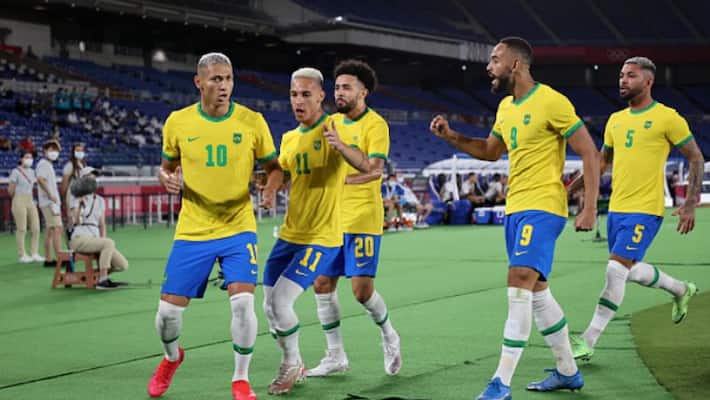 Richarlison scored hat trick, Brazil beat germany by 4-2 goals in Tokyo 2020 Olympics spb Richarlison scored hat trick, Brazil beat germany by 4-2 goals in Tokyo 2020 Olympics spb