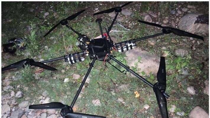drone carrying an explosive device has been shot down in jammu and kashmir drone carrying an explosive device has been shot down in jammu and kashmir