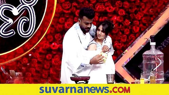 Colors Kannada Raja Rani Chandan Shetty Nivedith Gowda Cooking episode promo goes viral vcs Colors Kannada Raja Rani Chandan Shetty Nivedith Gowda Cooking episode promo goes viral vcs