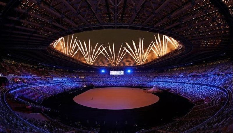 opening ceremony of Tokyo 2020 Olympics start with colorful event, march past, end with burning cauldron spb