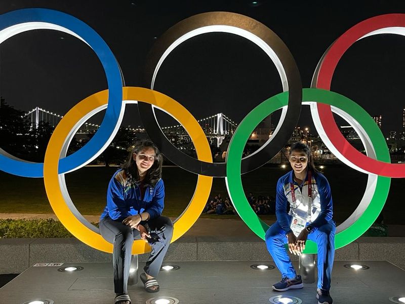 Indian athletes team in Olympics Opening Ceremony pics CRA