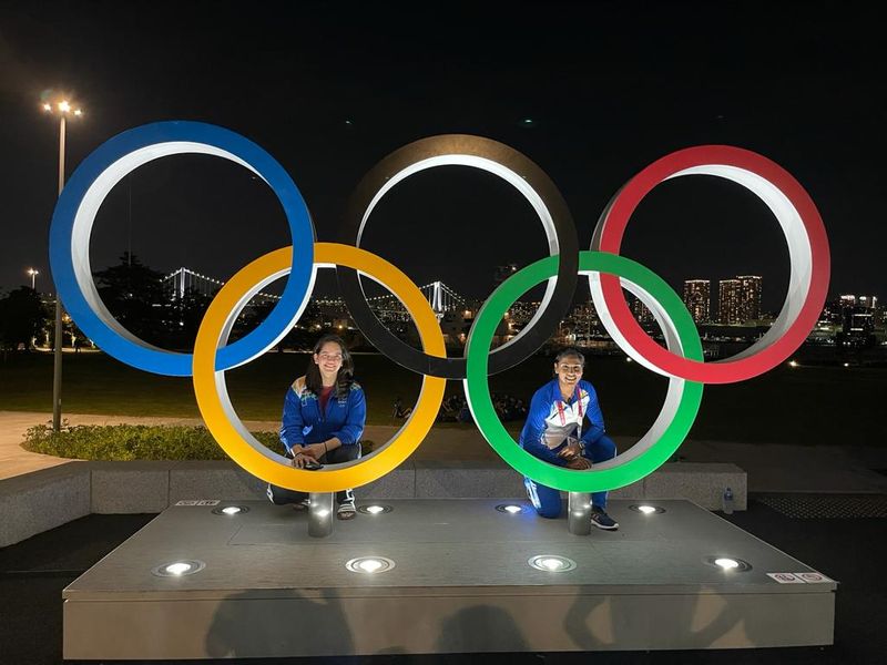 Indian athletes team in Olympics Opening Ceremony pics CRA