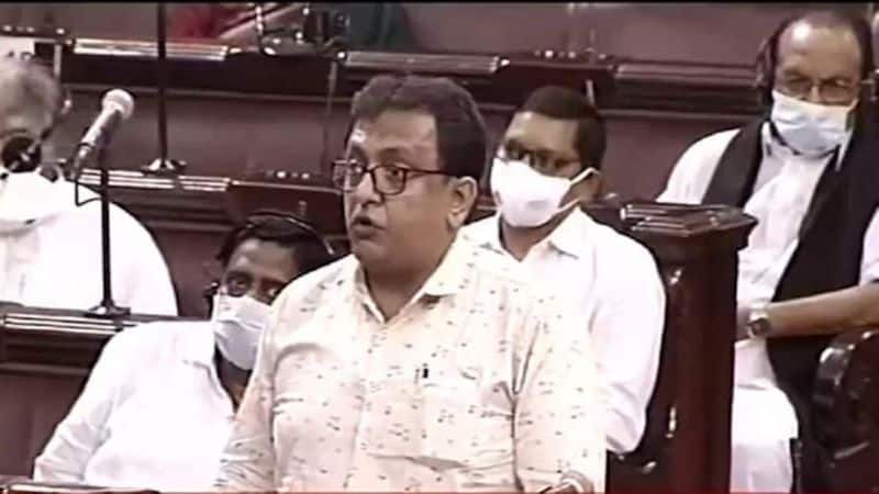 TMC  MP who tore up the report and committed atrocities ... Suspended by Venkaiah Naidu .