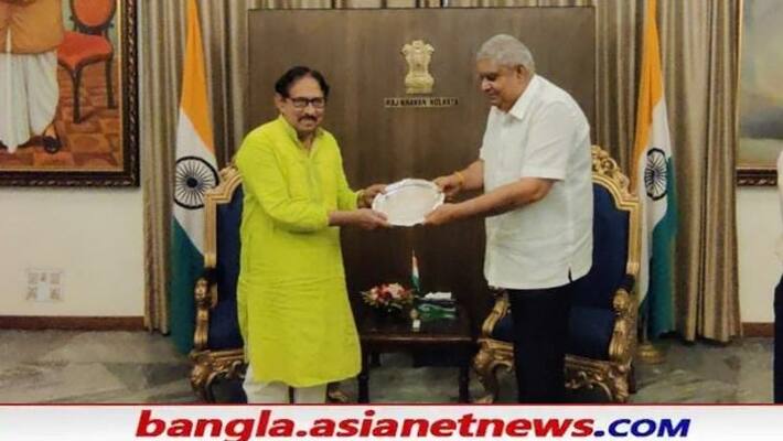 Governor Jagdeep Dhankhar meeting with Biman Banerjee in Rajbhawan RTB Governor Jagdeep Dhankhar meeting with Biman Banerjee in Rajbhawan RTB