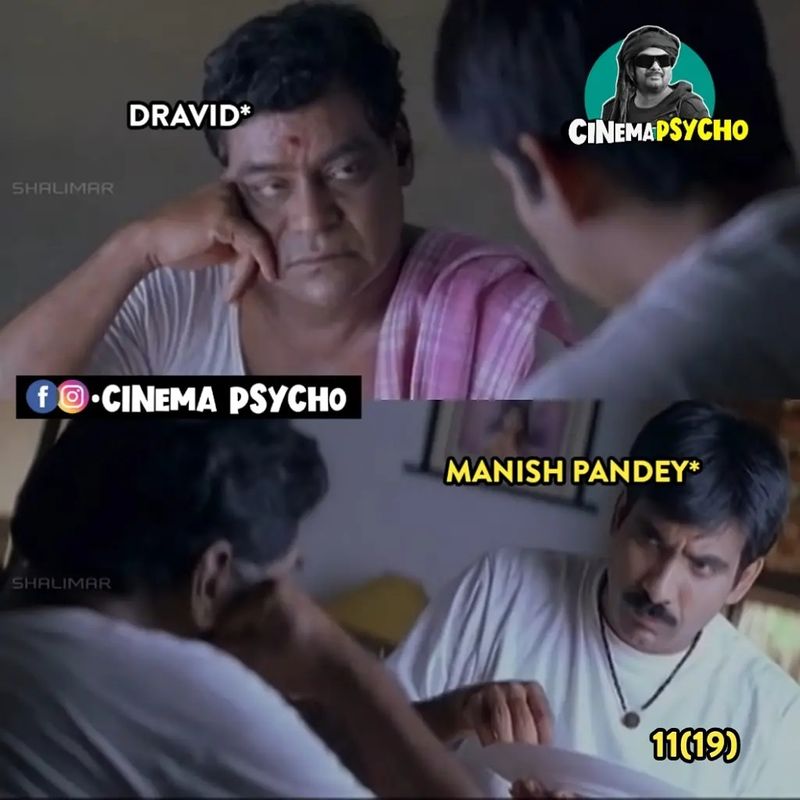 manish pandey failed to impress in Sri lanka series, memes on social media CRA