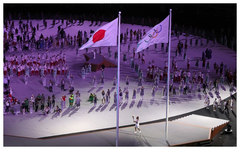 opening ceremony of Tokyo 2020 Olympics start with colorful event, march past, end with burning cauldron spb