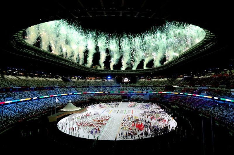 olympic opening ceremony photos