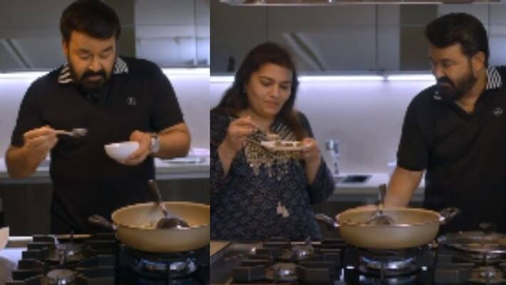 Mohanlal cooking video out Mohanlal cooking video out