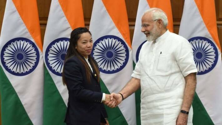 The Prime Minister congratulated Chanu on winning silver at the Tokyo Olympics The Prime Minister congratulated Chanu on winning silver at the Tokyo Olympics