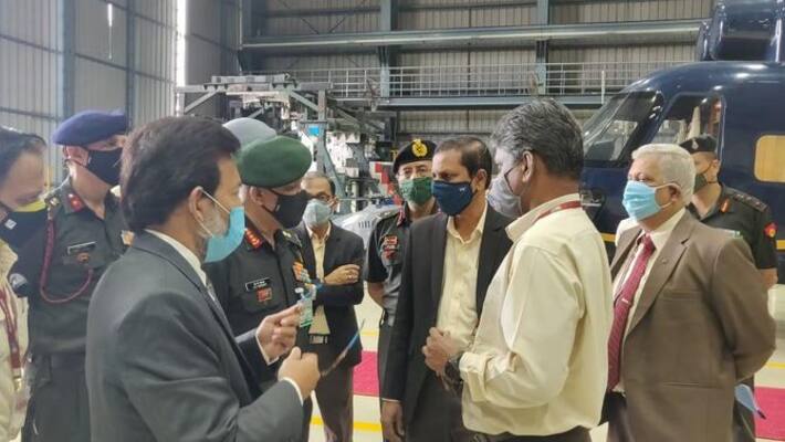 Indian Army vice chief Lt Gen CP Mohanty reviews HAL's helicopter division in Bengaluru Contact-dnm Indian Army vice chief Lt Gen CP Mohanty reviews HAL's helicopter division in Bengaluru Contact-dnm
