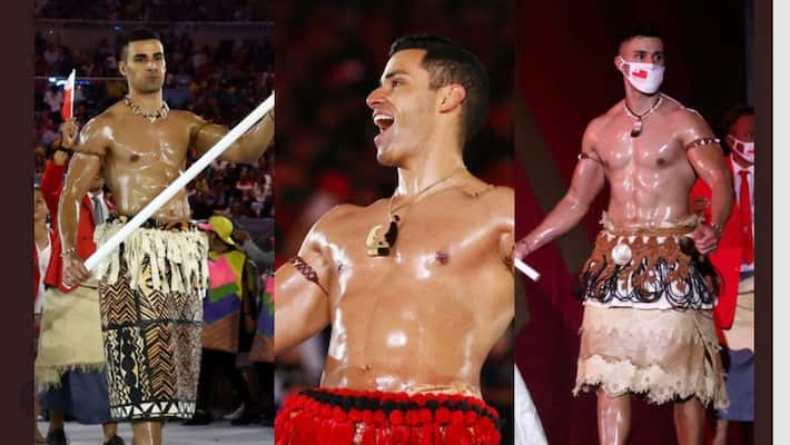 2016, 2018 & 2020: Tonga's Taekwondo Star Walks Shirtless During The ...