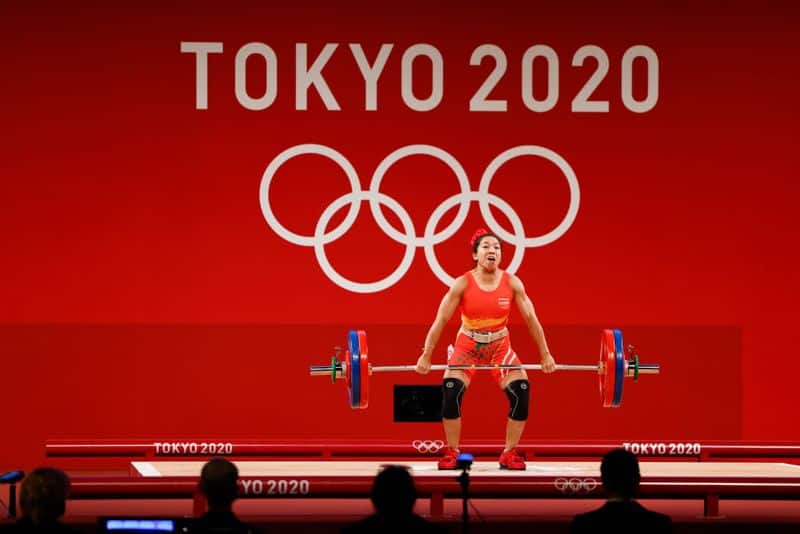 tokyo olympics weightlifter hou tested by anti doping authorities and so mirabai chanu has chance to win gold