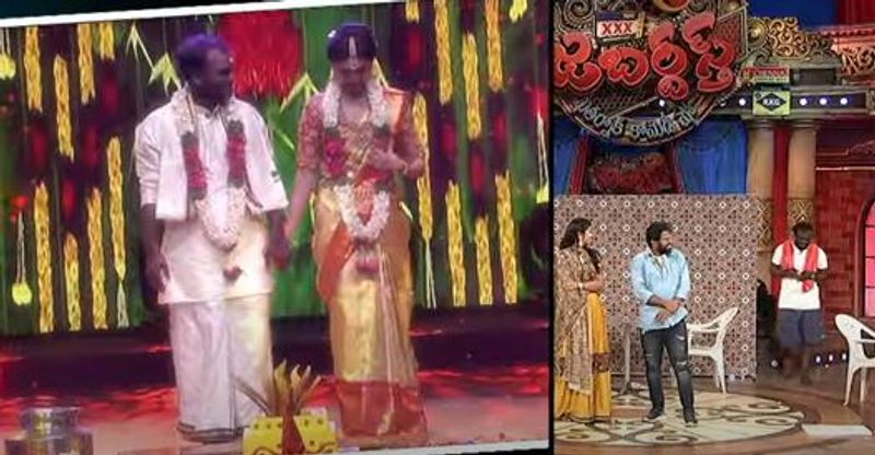 emmanuel cheated by jabardasth varsha hyper aadi comment in front of roja anasuya arj