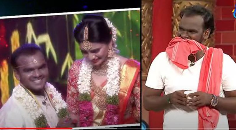 emmanuel cheated by jabardasth varsha hyper aadi comment in front of roja anasuya arj