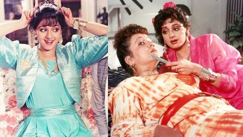 Sridevi had 103 degree fever while shooting for chaalbaaz Movie Song KPG
