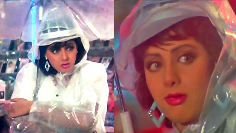 Sridevi had 103 degree fever while shooting for chaalbaaz Movie Song KPG