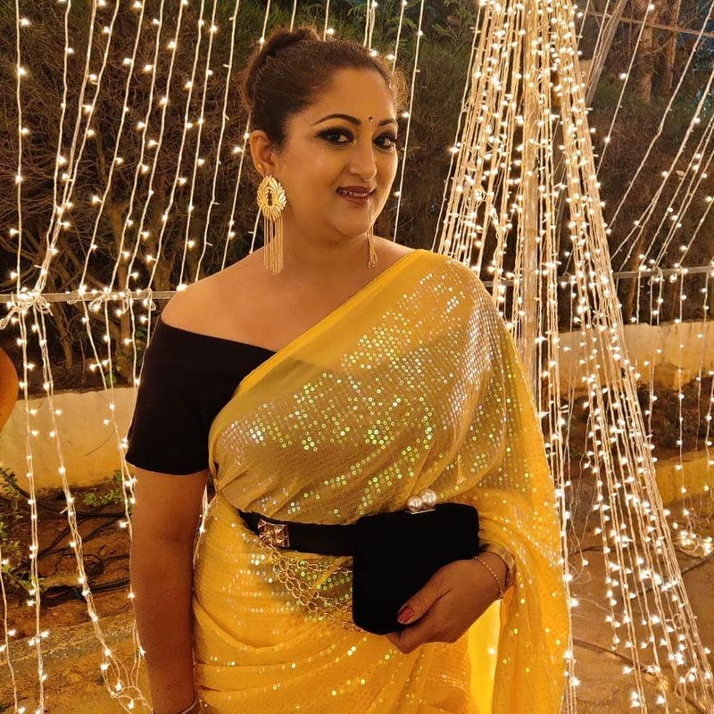 deivamagal serial actress rekha latest hot dress stylish photos