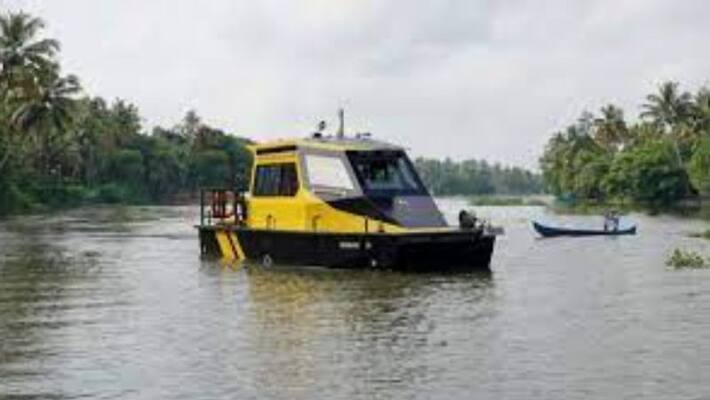Water taxi on Changanassery-Alappuzha route will start running from tomorrow Water taxi on Changanassery-Alappuzha route will start running from tomorrow