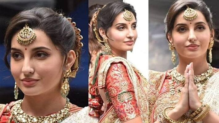 nora fatehi glamorous look in Indian ethnic wear fans go crazy at actress pictures KPJ nora fatehi glamorous look in Indian ethnic wear fans go crazy at actress pictures KPJ