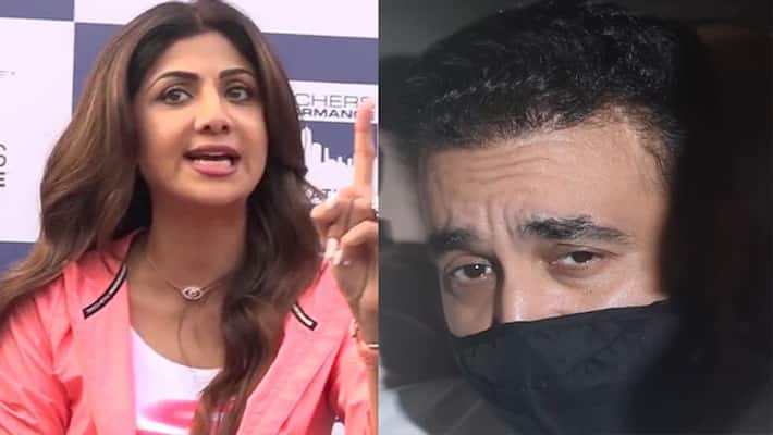 What shilpa shetty said to raj kundra when she sea him with police bjc What shilpa shetty said to raj kundra when she sea him with police bjc