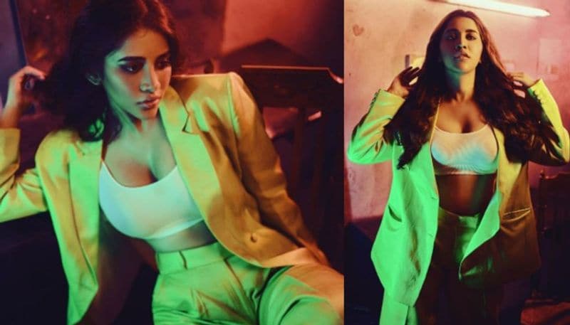 ismart beauty nabha natesh latest smashing looks mind block internet shake arj