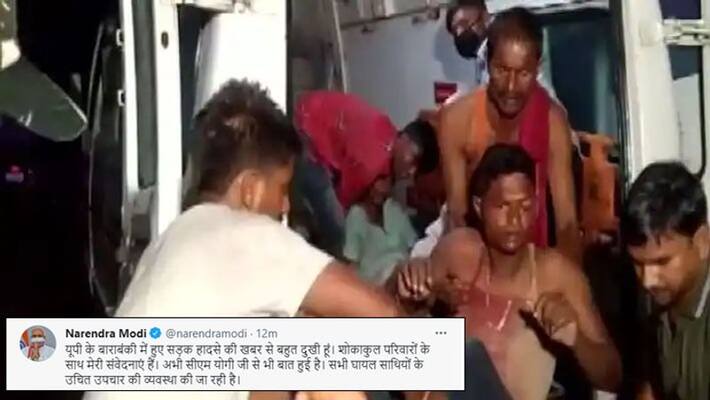19 killed in dangerous road accident in Uttar Pradesh, Barabanki district kpa 19 killed in dangerous road accident in Uttar Pradesh, Barabanki district kpa