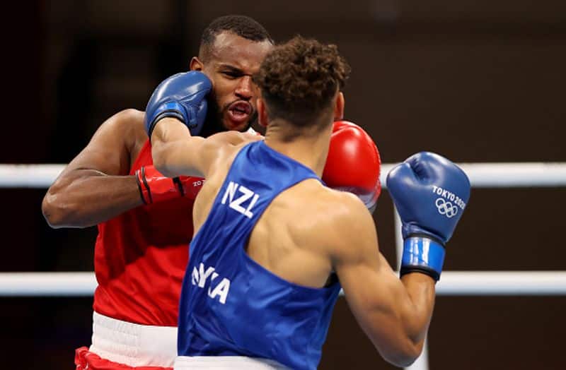 Tokyo 2020 Moroccan boxer Youness Baalla bite opponent David Nyika ear