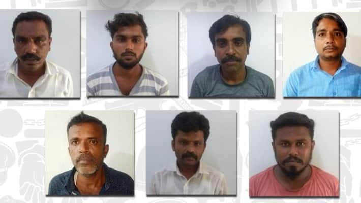 Seven persons were arrested in Palakkad for looting money and assaulting Seven persons were arrested in Palakkad for looting money and assaulting
