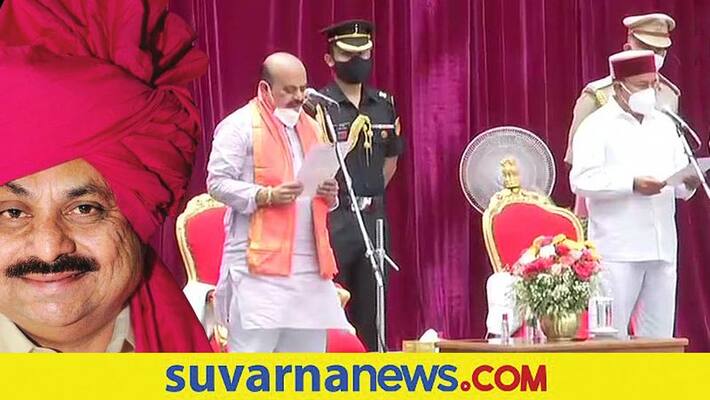 Basavaraj Bommai takes oath as Karnataka 23rd Chief Minister pod Basavaraj Bommai takes oath as Karnataka 23rd Chief Minister pod