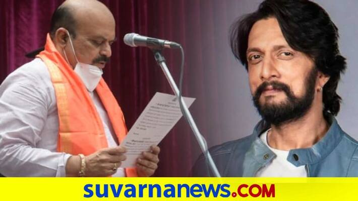 Sandalwood actor wishes Karnataka CM Basavaraj bommai dpl Sandalwood actor wishes Karnataka CM Basavaraj bommai dpl