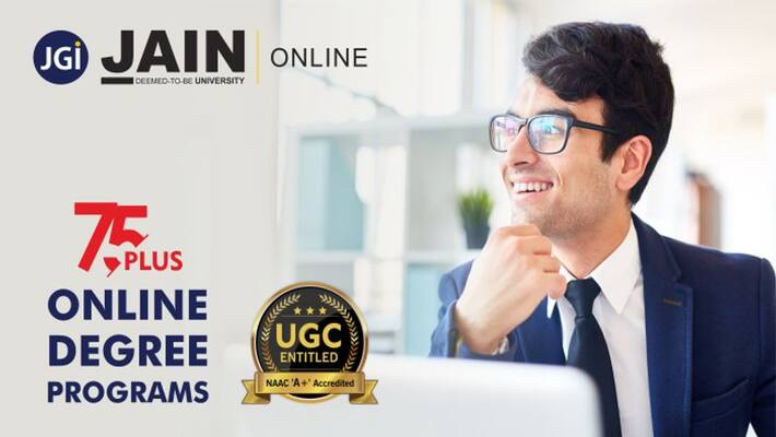 Now earn an UGC approved degree and masters online fom Jain Now earn an UGC approved degree and masters online fom Jain