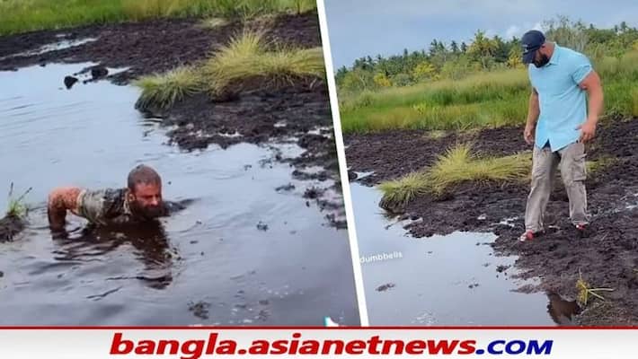 watch viral video husband plunges down muddy water recorded by his wife bsm watch viral video husband plunges down muddy water recorded by his wife bsm