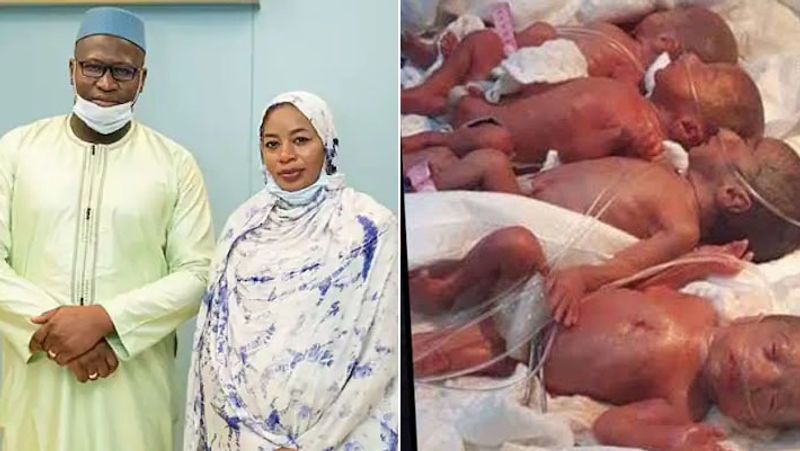 Mali woman set world record by gave birth to 9 babies together