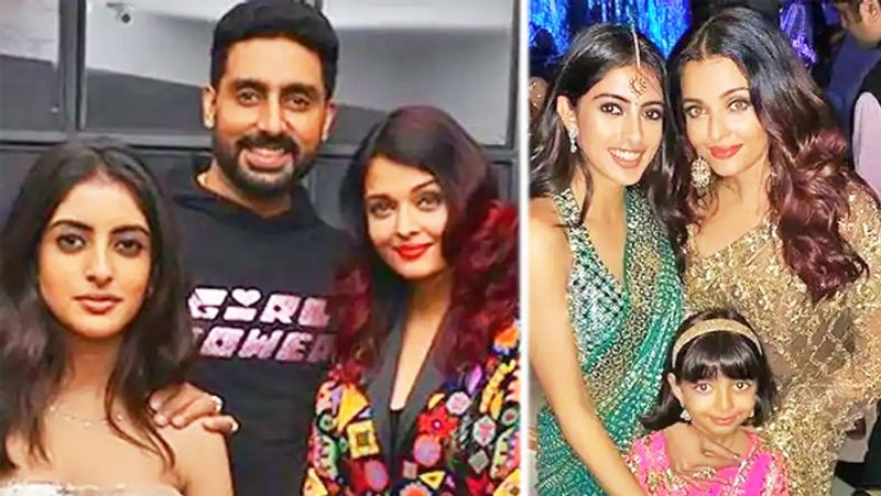 Amitabh Bachchan granddaughter Navya Naveli looked beautiful in open hair and pink dress kpg
