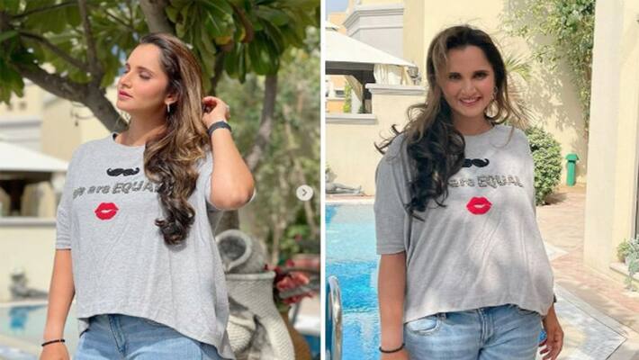 Sania Mirza in the viral Touch it trend with her own twist Sania Mirza in the viral Touch it trend with her own twist