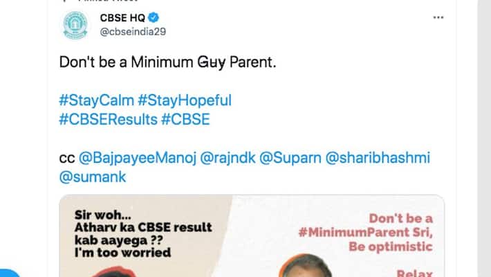 CBSE uses meme ahead of Class 12 results CBSE uses meme ahead of Class 12 results