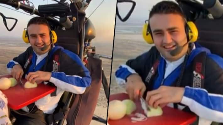 Chef chops onions while flying; Video entertains people - gps Chef chops onions while flying; Video entertains people - gps
