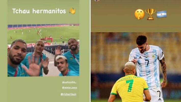 Rodrigo De Paul a perfect reply to Brazilian Forward Richarlison Rodrigo De Paul a perfect reply to Brazilian Forward Richarlison