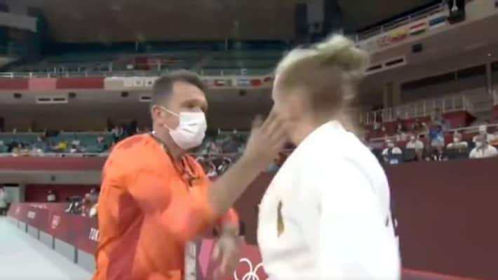 Tokyo Olympics Judo Coach Slaps German Athlete-Viral Video Tokyo Olympics Judo Coach Slaps German Athlete-Viral Video