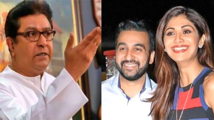 Raj Thackeray make fun of Shilpa Shetty husband Raj Kundra, by reacting to photographers kpg Raj Thackeray make fun of Shilpa Shetty husband Raj Kundra, by reacting to photographers kpg