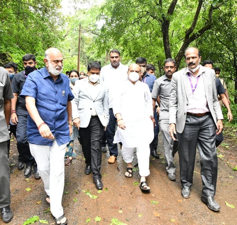 Karnataka CM Basavaraj Bommai visit flood-hit areas of Uttara Kannada mah
