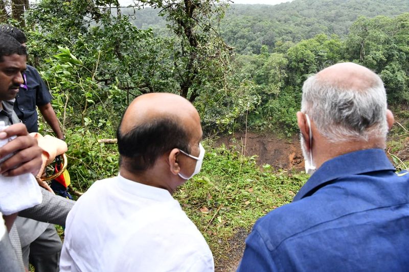 Karnataka CM Basavaraj Bommai visit flood-hit areas of Uttara Kannada mah