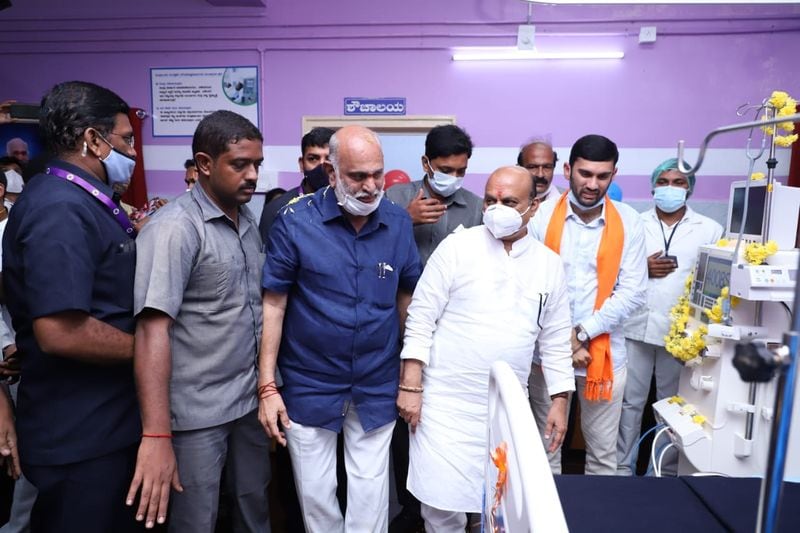Karnataka CM Basavaraj Bommai visit flood-hit areas of Uttara Kannada mah