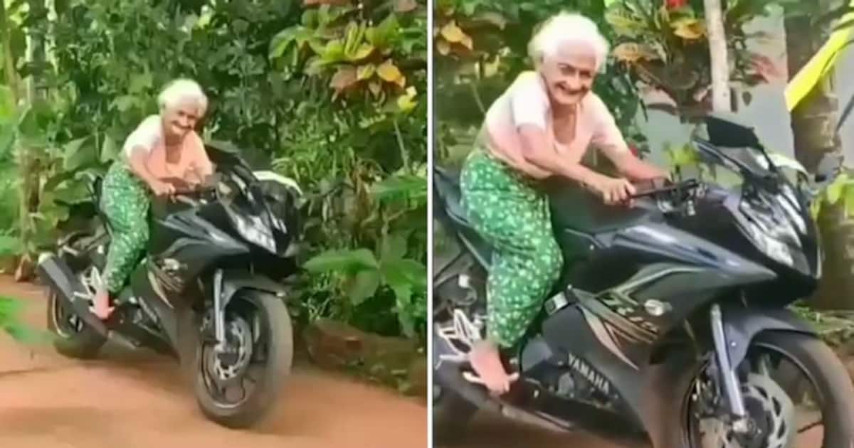 Old lady riding a bike sets internet on fire; watch the video